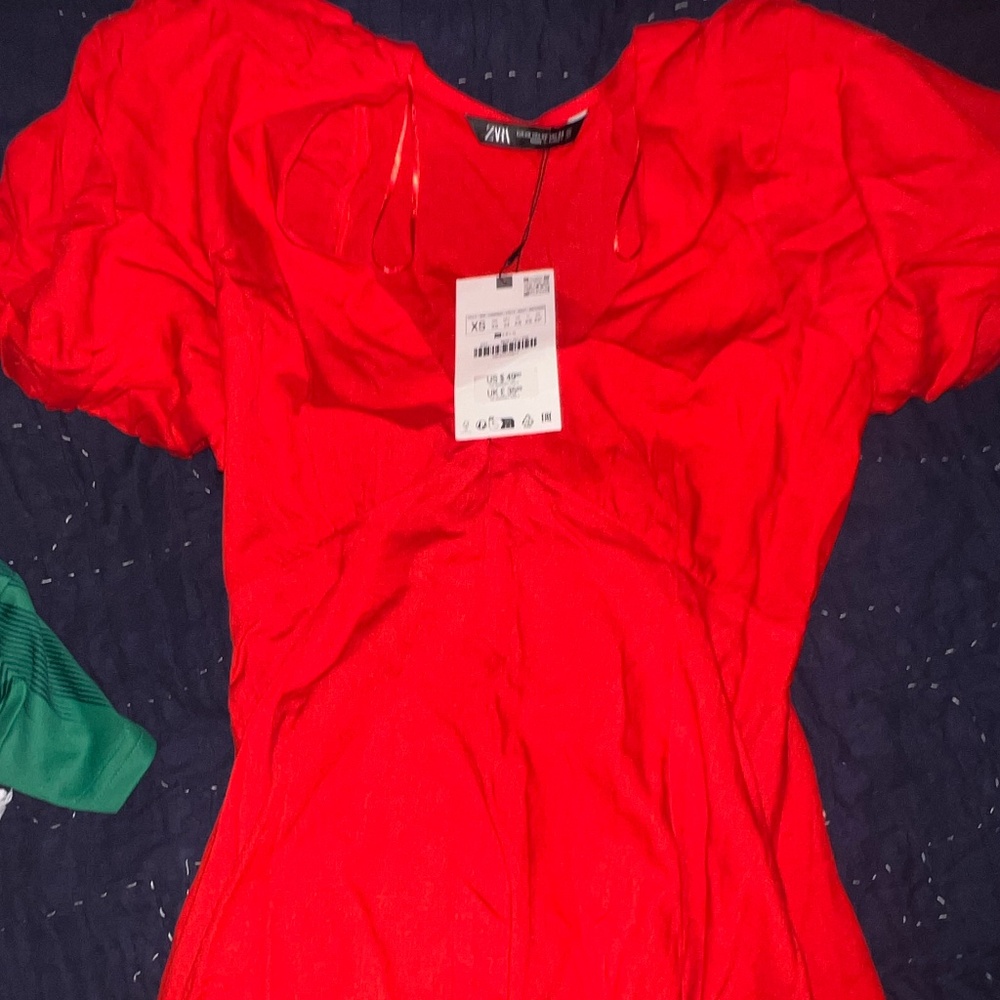 ZARA BRAND NEW RED DRESS
